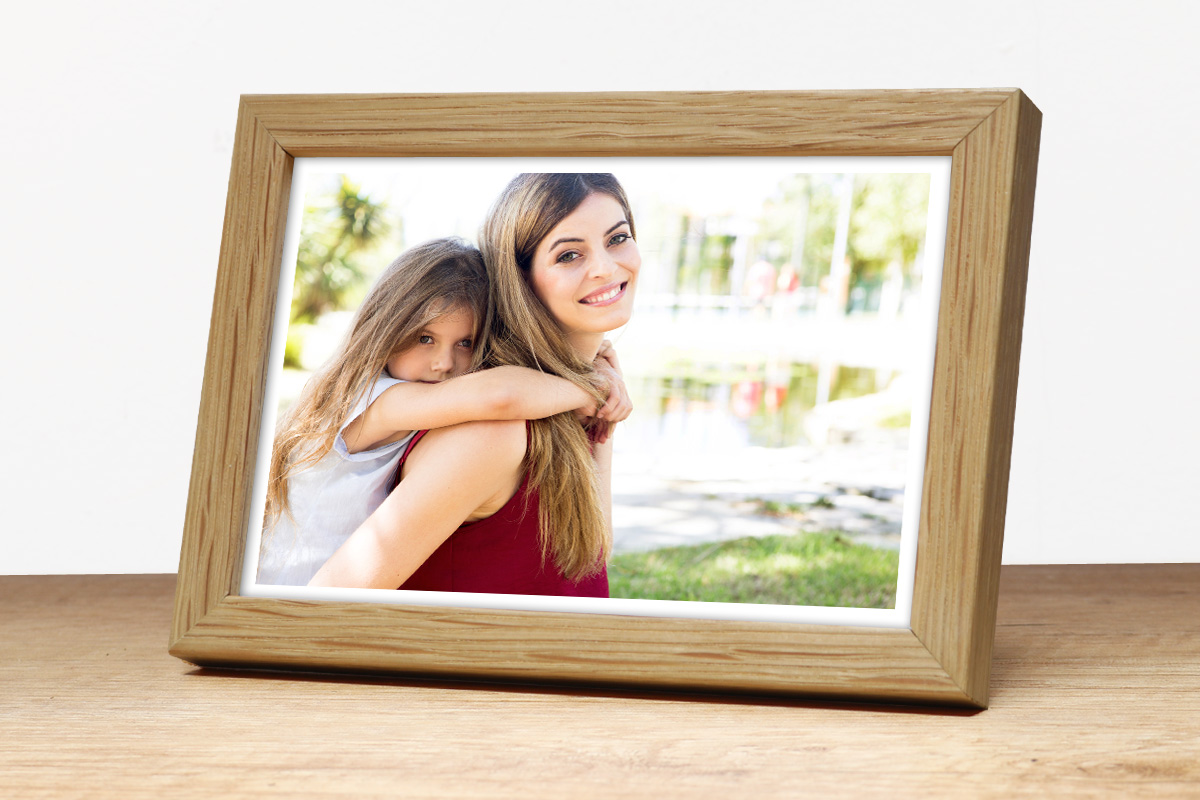 Rama drewniana dębowa